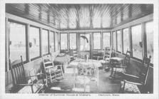 SA1324.4 - Shows many rocking chairs, tables, etc., Winterthur Shaker Photograph and Post Card Collection 1851 to 1921c